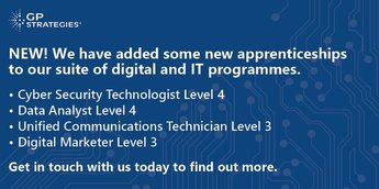 New: We have added some new apprenticeships to our suite of digital and IT Programmes