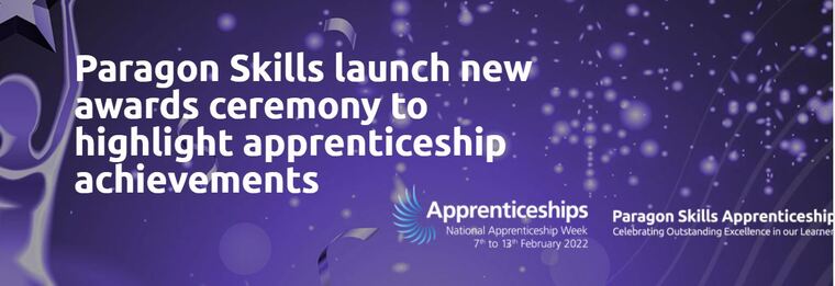 Paragon Skills launch new awards ceremony to highlight apprenticeship achievements